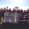 In a remarkable protest outside the Trans-Pacific Partnership (TPP) Ministerial in Maui on July 29, 2015, at least four hundred people took part in a unified sounding of the pū […]