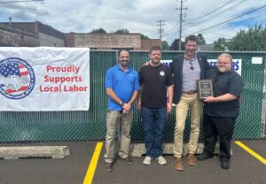 Rep Riley receives Trade Justice Champion award
